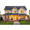 A seamless home addition extending a living space with matching roofline and windows