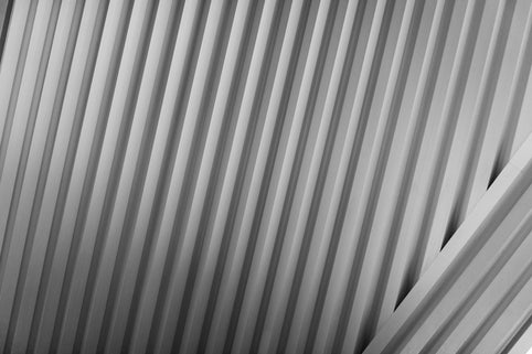 white and black striped textile